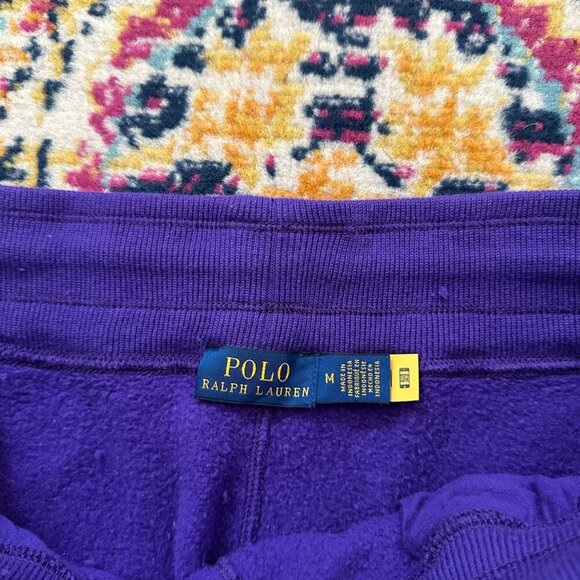 Polo Ralph Lauren Drawstring Logo Jogger Pants Mens Size M Pockets Preppy Casual - Picture 4 of 6